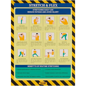 Workplace Safety - Non-Lamintated, 12 x 16" (Stretch)