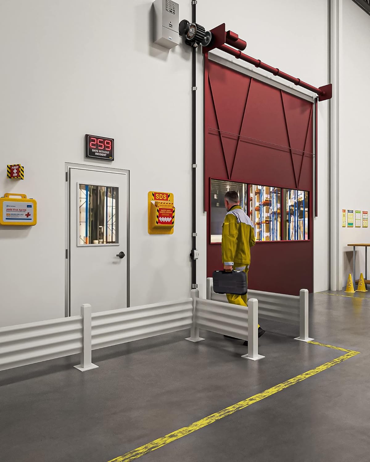 Yellow Safety Inc., MSDS SDS Binder and Wall Station 2 Pack - Updated